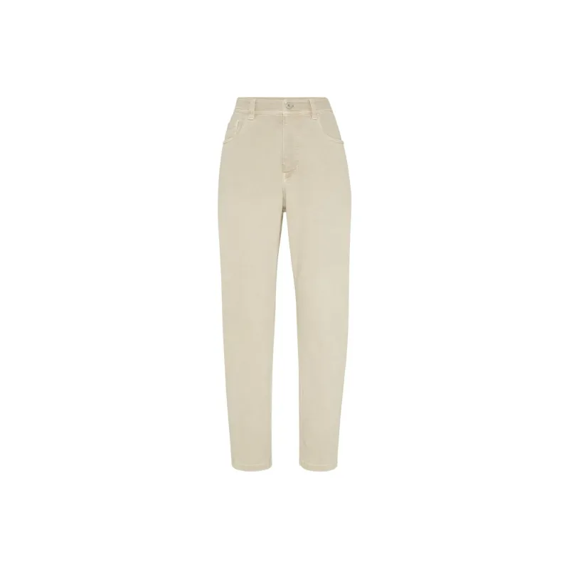 Brunello Cucinelli Logo Patch Jeans-0