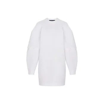 LOUIS VUITTON Long Sleeved Dress Women's White