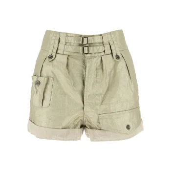 SAINT LAURENT Belted Cargo Shorts