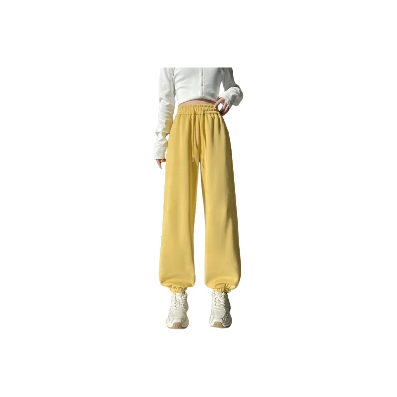 SITOL Casual Pants Women's Lemon-0