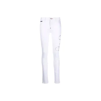 PHILIPP PLEIN Logo print Jeggings