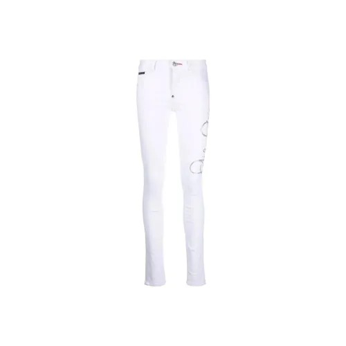 PHILIPP PLEIN Logo print Jeggings
