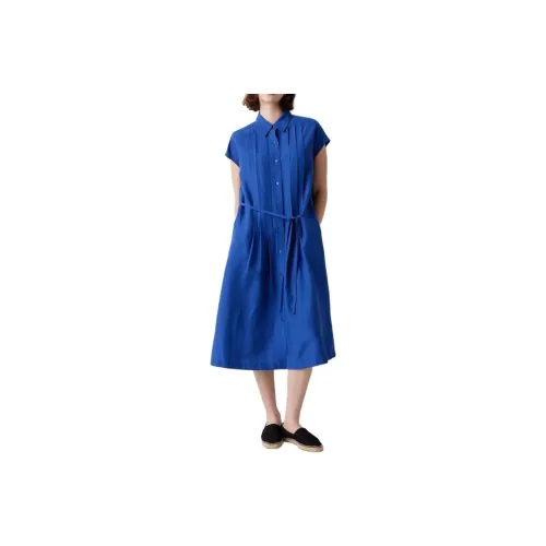 UNIQLO Uniqlo X CDC Co-brand Short-Sleeved Dresses Women's Royal Blue