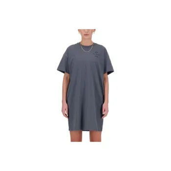 New Balance Short Sleeved Dress Women's Dark Gray