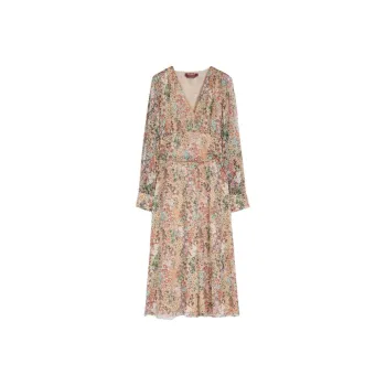 MaxMara Long Sleeved Dress Women's Multicolor