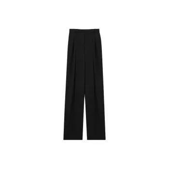 SAINT LAURENT High Waist Wide Leg Pants