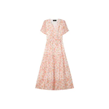 LOUISY AO Short Sleeved Dresses Women's Orange Blossom