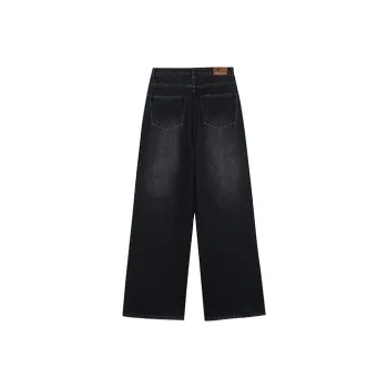BETWEENAND Straight Thickened Jeans Women's