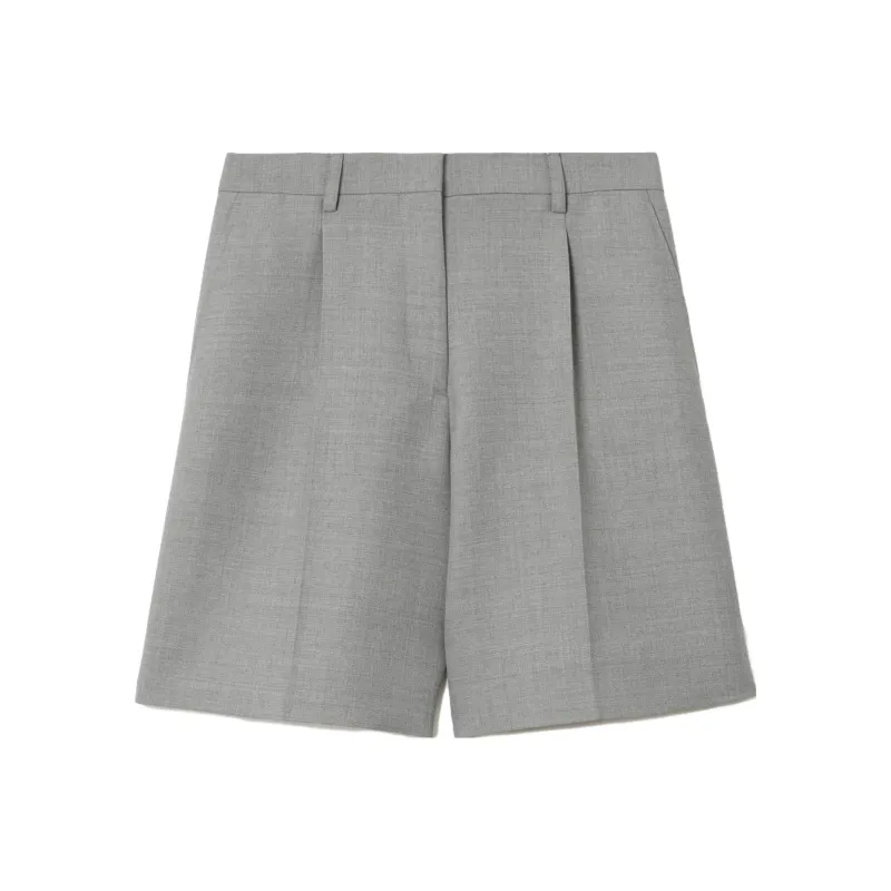 Burberry Casual Shorts Women's Light Gray-0