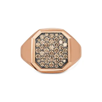 David Yurman 18K Rose Gold Streamline® Signet Ring