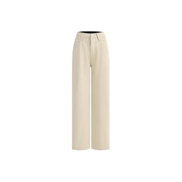 Concubine Zhu Jeans Women's Iridescent Apricot-0