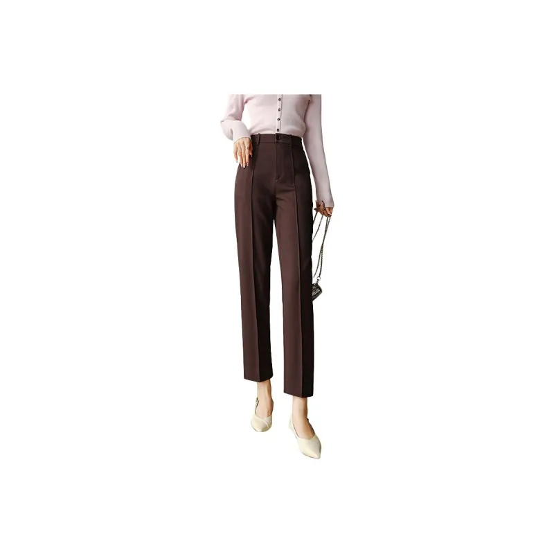Late White Casual Pants Women's-0