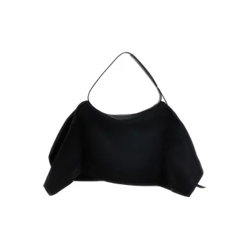 ISSEY MIYAKE Polyester One Shoulder Handbag Women's Black