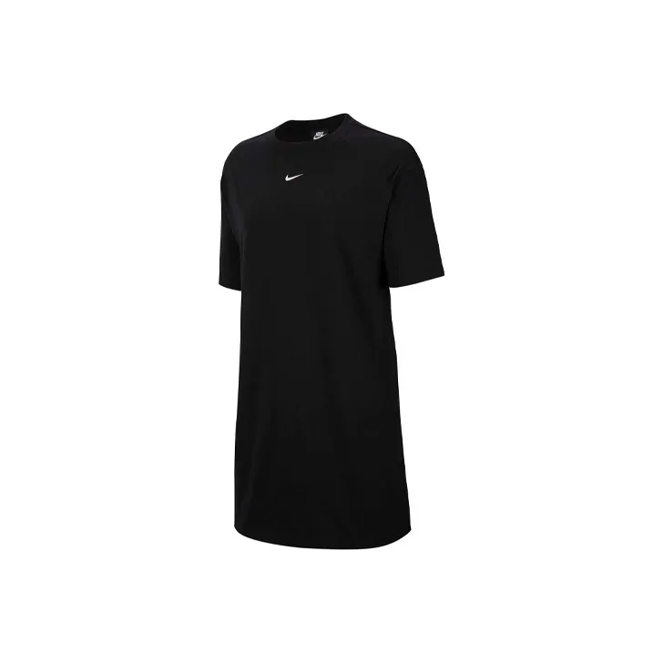 Nike Sports Life Collection Short Sleeved Dresses Women's Black-0
