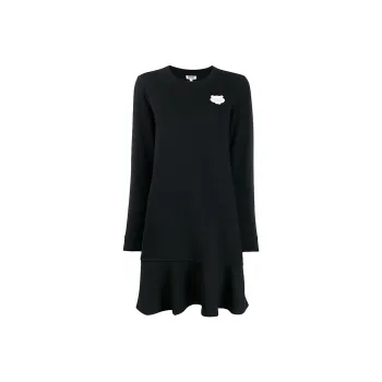 KENZO Long-Sleeved Dresses Women's Black