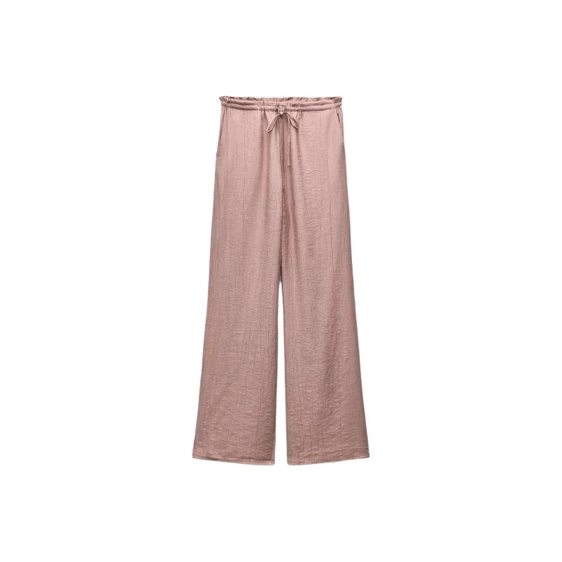 ZARA Casual Pants Women's Pink-0