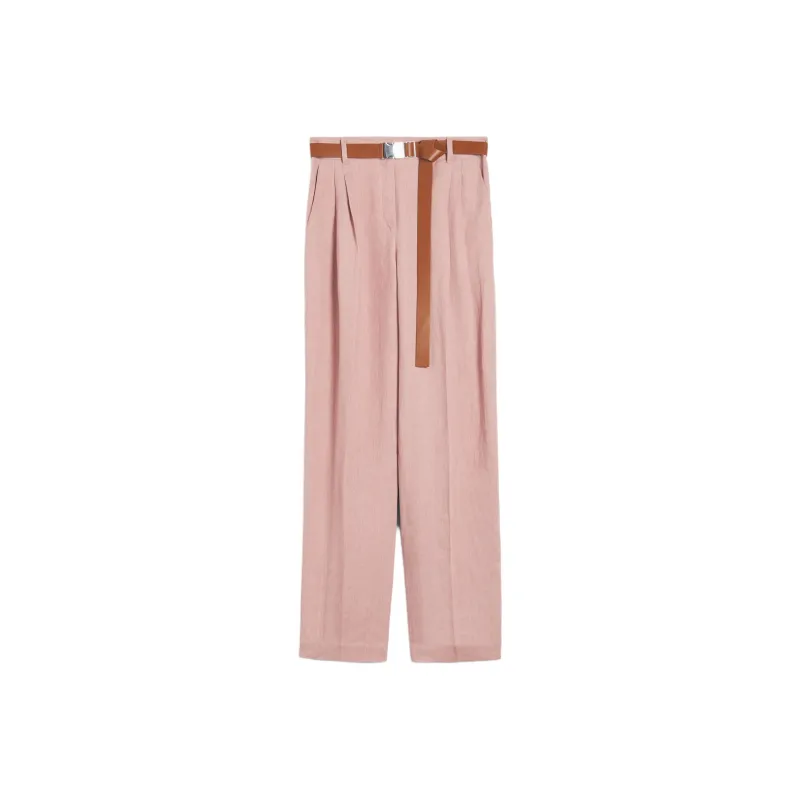 MaxMara Studio Casual Pants Women's Pink-0