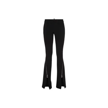DSQUARED 2 Zipped Side Slit Pants