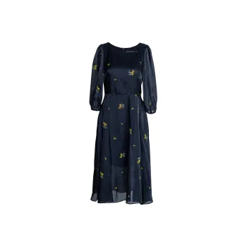 ROEYSHOUSE Long Sleeved Dress Women's Black