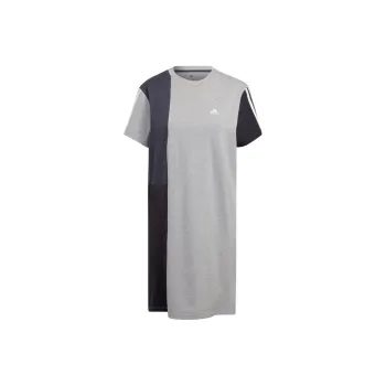 Adidas Essential Short-Sleeved Dresses Women's Gray