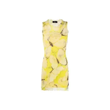 Blumarine Sleeveless Dresses Women's Yellow