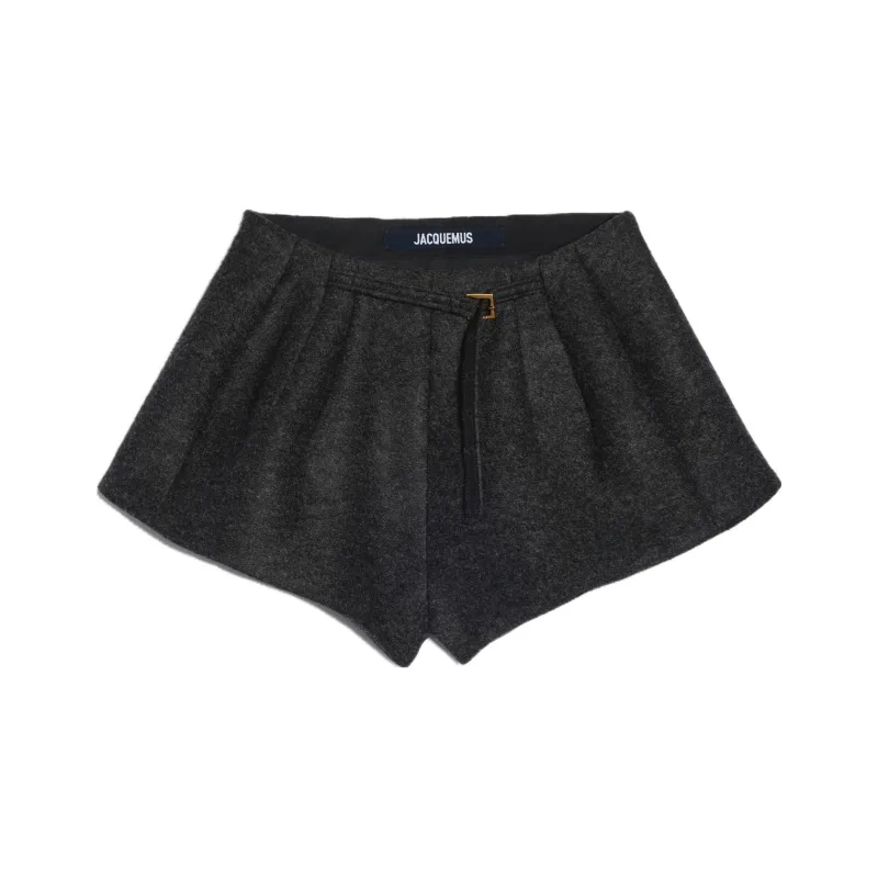 Jacquemus Le Short Boule Shorts Dark Grey-2
