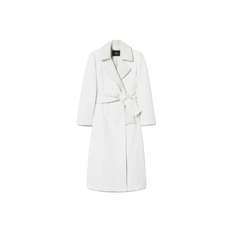 Twinset Embossed Double breasted Coat-0