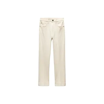 ZARA ZW Series Jeans Women's Frosted White