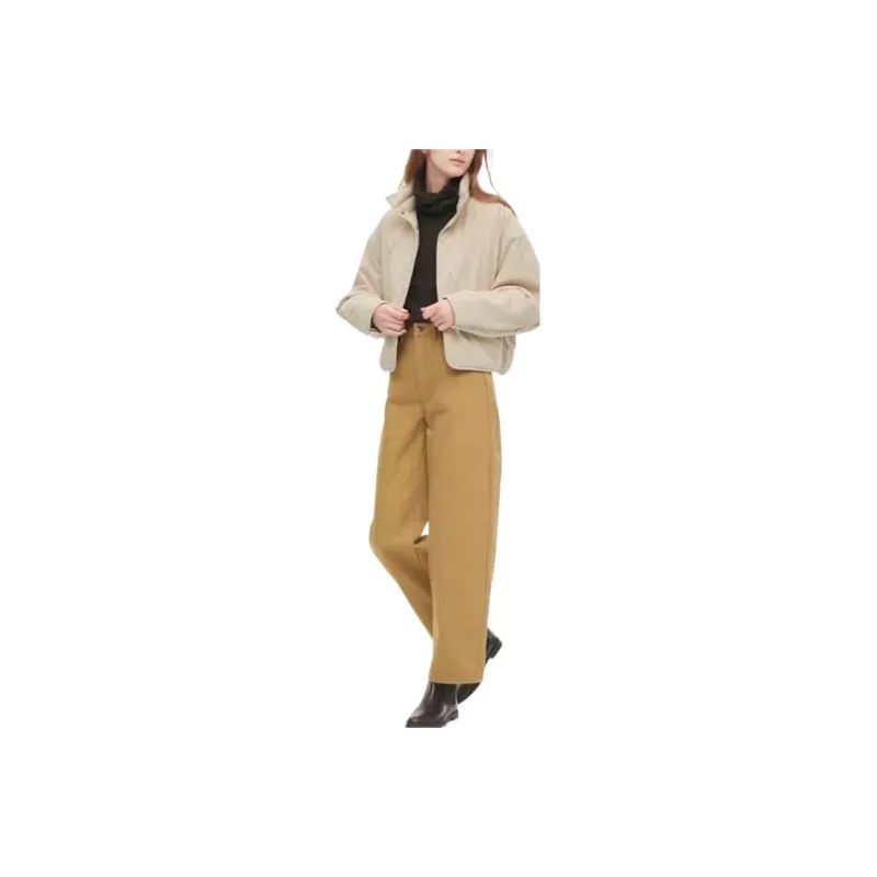 UNIQLO Straight Jeans Women's Yellow-0