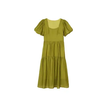 Migu Short Sleeved Dresses Women's Green