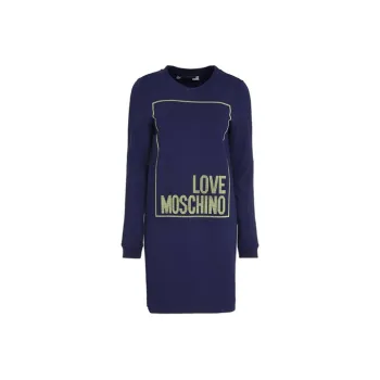 LOVE MOSCHINO Long Sleeved Dresses Women's Blue
