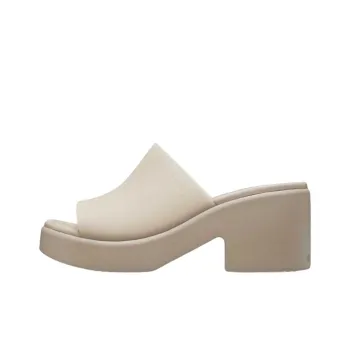 Crocs Brooklyn Abrasion Resistant Slide Slippers Women's Taupe