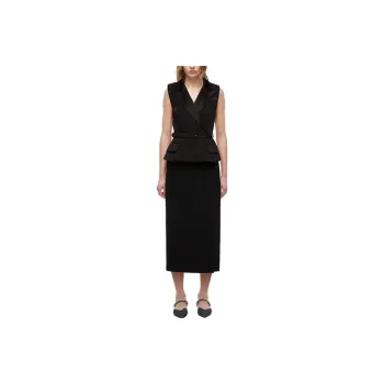 Self portrait Sleeveless Dresses Women's Black