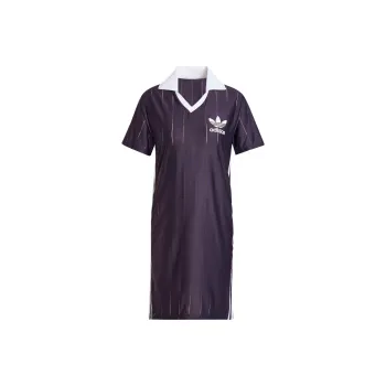 Adidas Originals ADICOLOR PINSTRIPE DRESS Short Sleeved Dresses Women's Purple