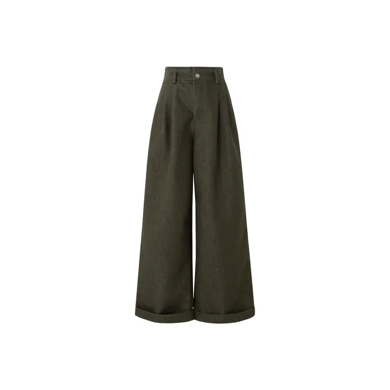 SOON FLOWER Jeans Women's Grasswood Brown-0
