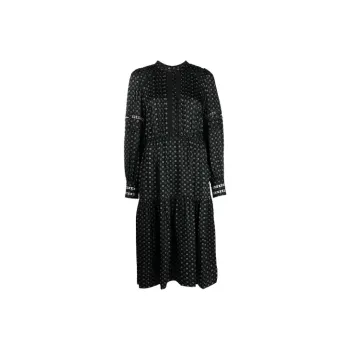 MICHAEL KORS Long Sleeved Dress Women's Black