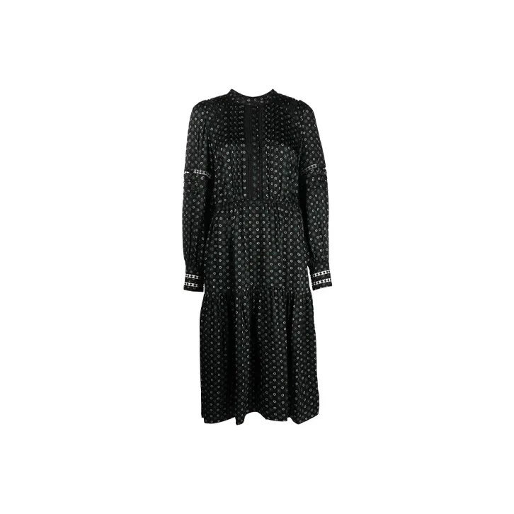 MICHAEL KORS Long Sleeved Dress Women's Black-0