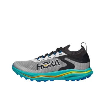 HOKA ONE ONE Zinal 2 Breathable Mid Top Running Shoes Women's Black Green