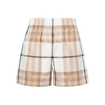 Burberry Casual Shorts Women's Frost White