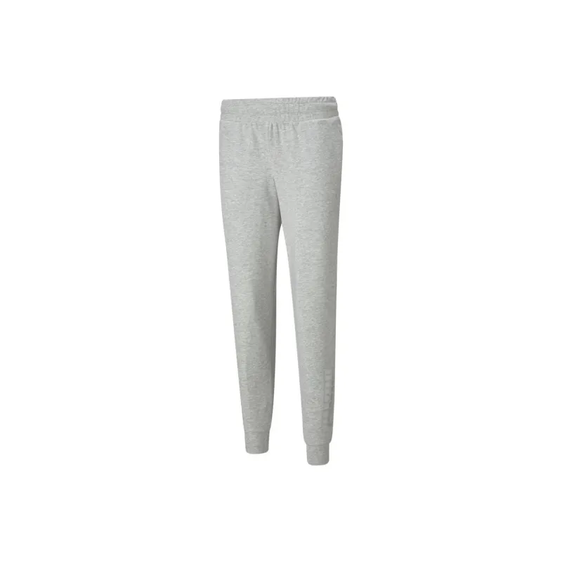 PUMA Knitted Sports Pants Women's Light Gray-0