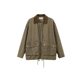 NO ONE ELSE Puffer Jacket Unisex Mustard Green