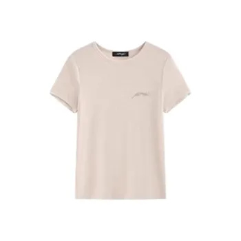 Ed Hardy SS25 T Shirt Women's Almond