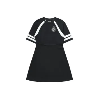 FILA FUSION Short Sleeved Dresses Women's Pitch Black
