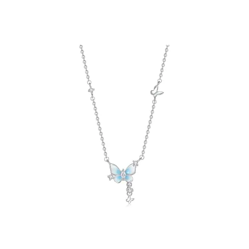 Treasure Flaws S999 Fine Silver Necklaces Women's