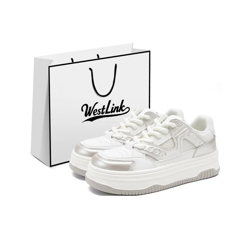 WESTLINK Lightweight And Breathable Low Top Skateboard Shoes Women's-6