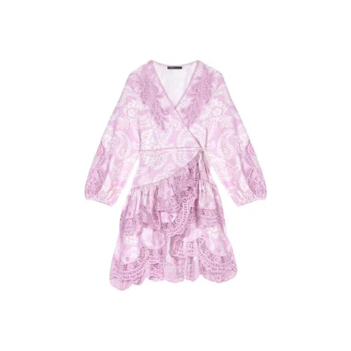 Maje Paisley print Wraparound Dress