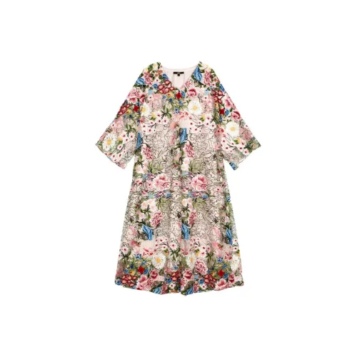 Contour Long-Sleeved Dresses Women's Multicolor