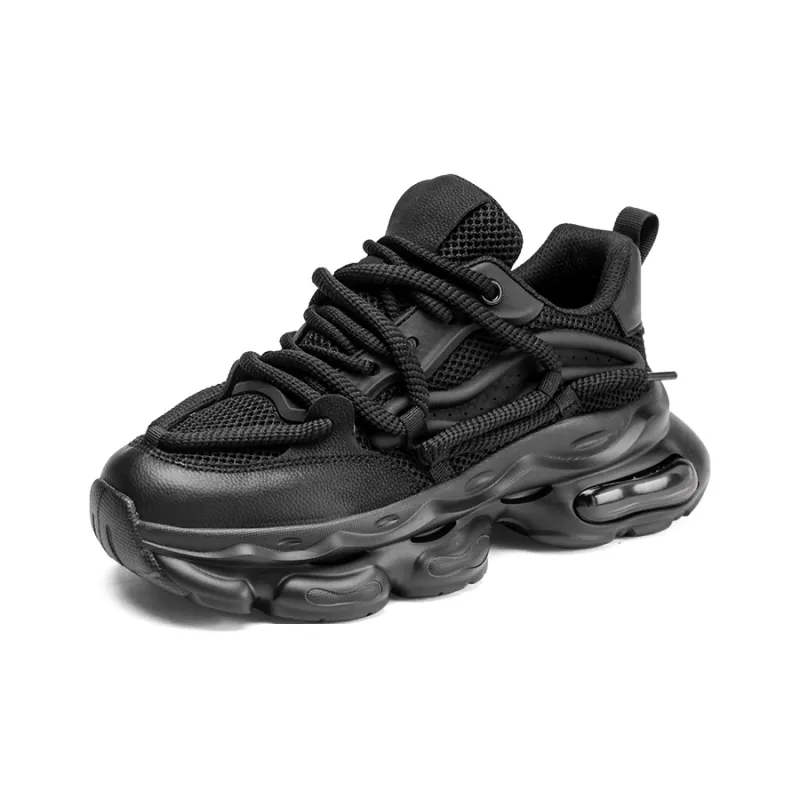 OFFER AITR Cushioning Slip Resistant Height Increasing Low Top Chunky Sneakers Men's-15