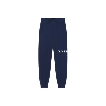 Givenchy Knitted Sweatpants Women's Navy Blue