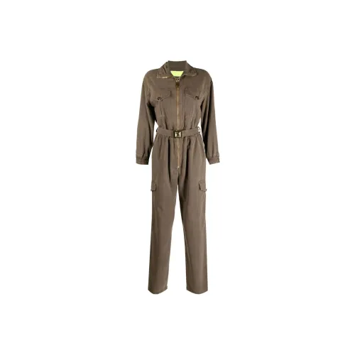 Elisabetta Franchi Logo plaque Belted Jumpsuit